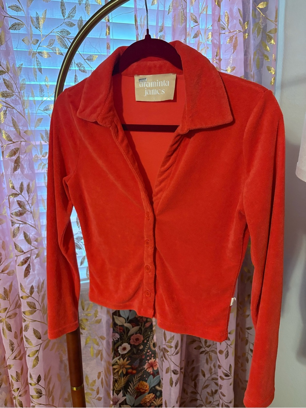 Araminta James Bailey Terry Cloth Buttondown